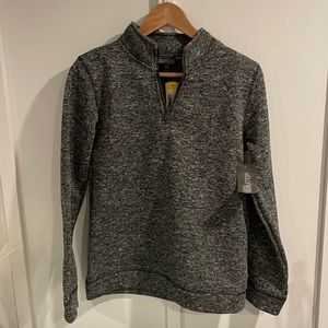 Gray zip up sweatshirt